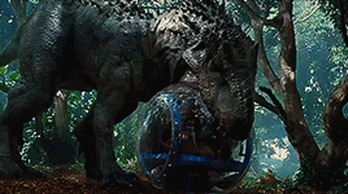Indominus Rex Eat A Round Machine GIF