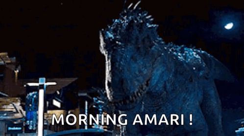 Indominus Rex Morning Amari GIF