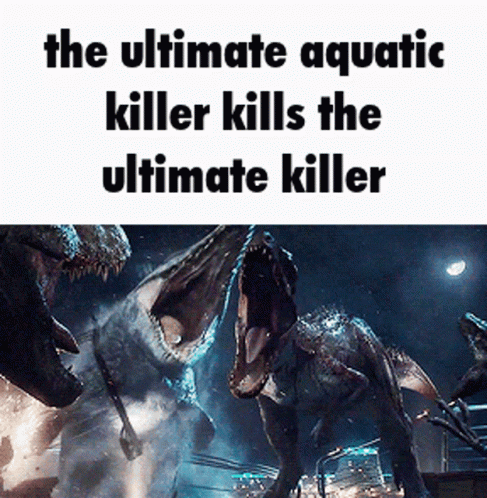 Indominus Rex The Ultimate Aquatic Killer GIF