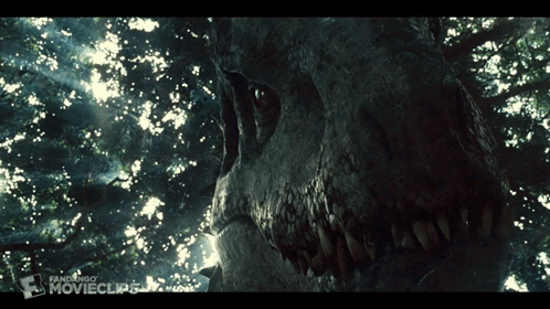 Indominus Rex Trying To Eat Human GIF