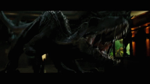 Indoraptor Big Wide Mouth Sharp Teeth GIF