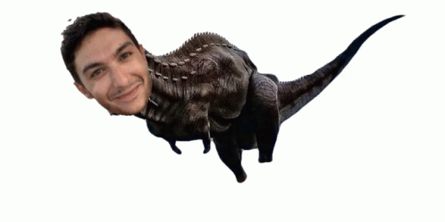 Indoraptor Edited Head Replaced By Man GIF