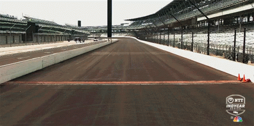 IndyCar Race Track With NBC Logo GIF