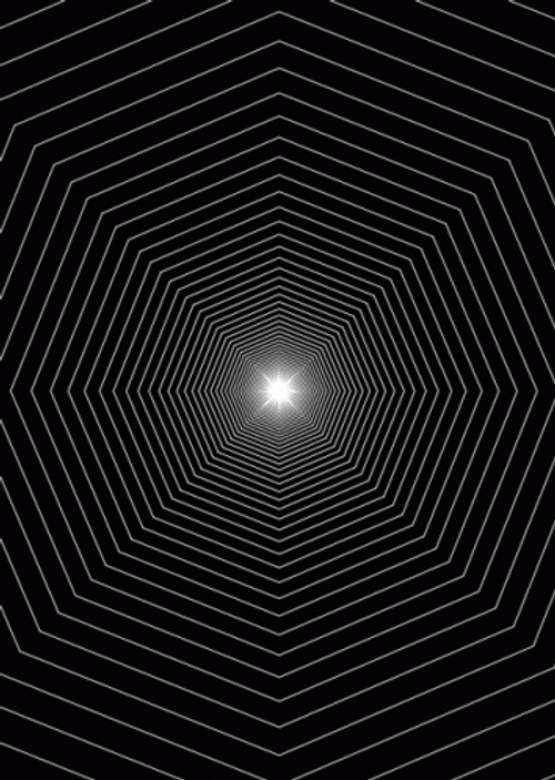 Infinite Digital Hex Optical Illusions GIF