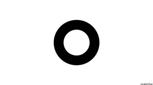 Infinite Loop Black And White Round Shape GIF