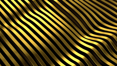 Infinite Loop Gold Stripes GIF