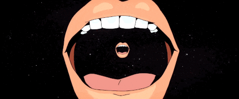 Infinite Mouth Animation GIF
