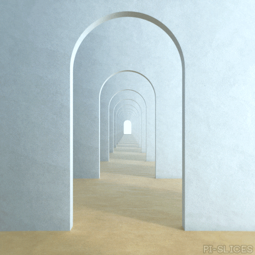Infinite Open Doors Optical Illusion GIF