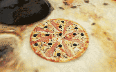 Infinite Pizza Loop GIF