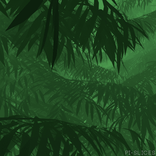 Infinite Rain Forest Animation GIF