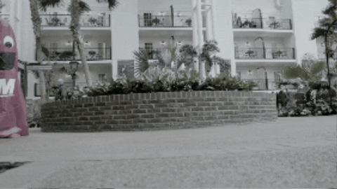 Inflatable Mattress Like Balloon Deflating GIF