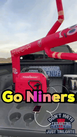 Inflatable Tube Man Go Niners GIF