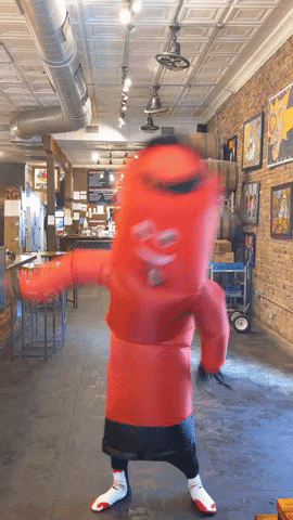 Inflatable Tube Man Silly Waves GIF