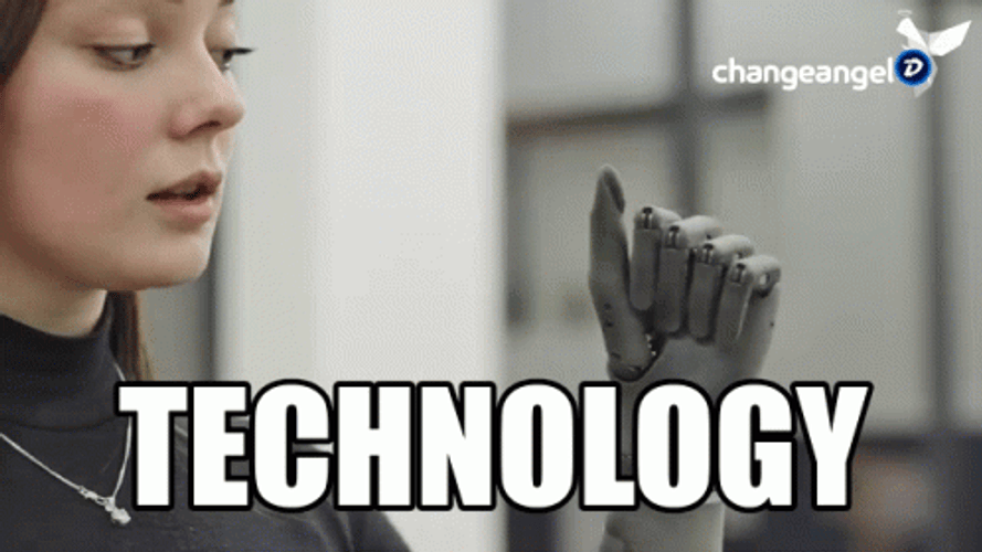 Information Technology Future Cyborg Arm GIF