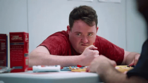 Infuriated Shane Gillis Side Eyes GIF