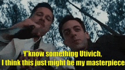 Inglourious Basterds Lt. Aldo Raine And Pfc Utivich GIF