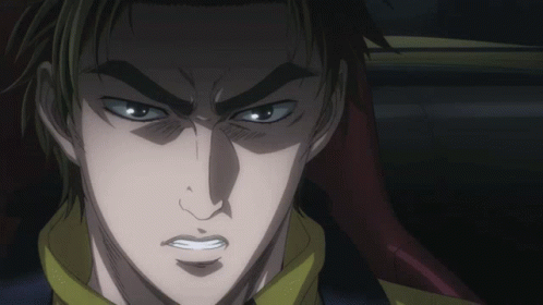 Initial D Angry Keisuke Takahashi GIF