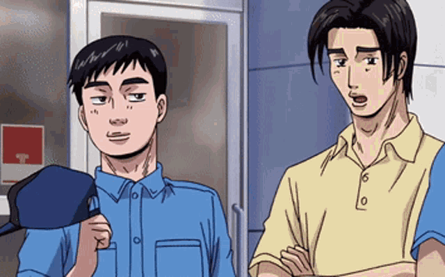 Initial D Itsuki Takeuchi Spinning Hat GIF