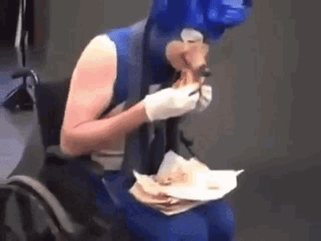 Injured Sonic In Wheelchair GIF