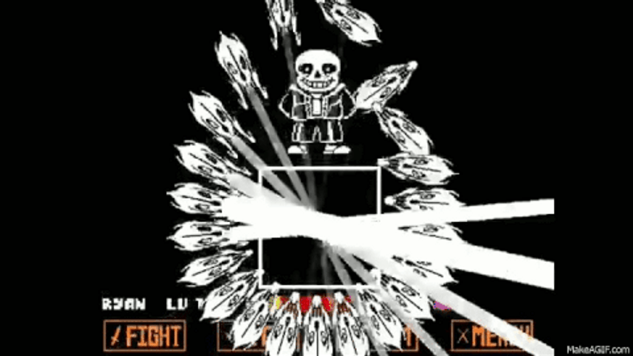 Undertale Ink Sans Full Fight (Version 0.30) on Make a GIF