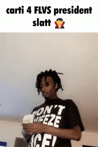 Playboi Carti Showing Off Bills GIF