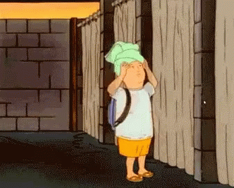 Innocent Bobby Hill Glance GIF