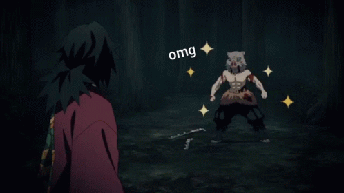 Inosuke Call Giyuu Perfect GIF