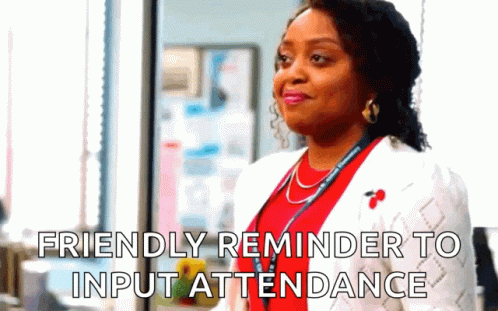 Input Attendance Janine Teagues Abbott Elementary GIF