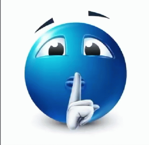 Blue Insane Emoji GIF