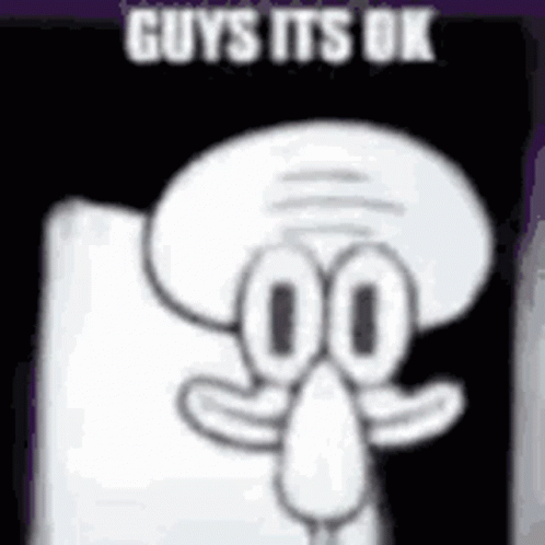 Squidward Getting Insane GIF