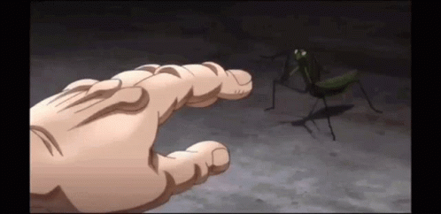 Insect Fight Baki Hanma GIF