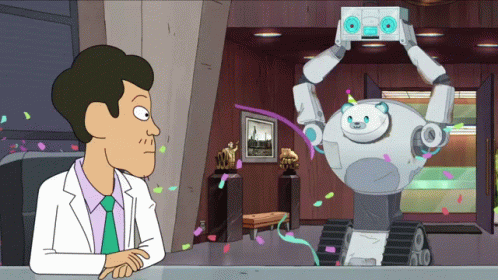 Inside Job Reagan Ridley Brett Hand Happy Dance GIF