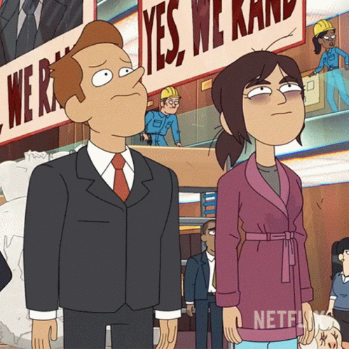 Inside Job Reagan Ridley Brett Hand Looking Up GIF