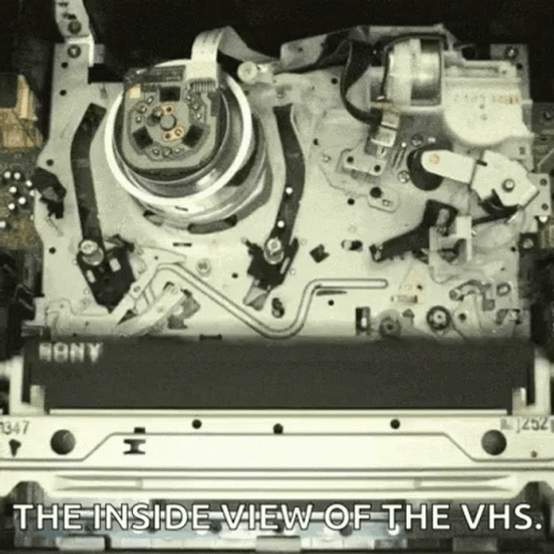 Inside Of A Vhs Animation GIF