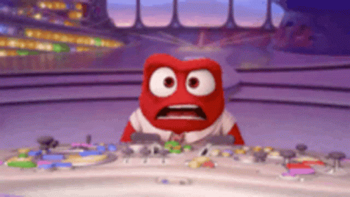 Inside Out Anger Rage Exploding Head GIF