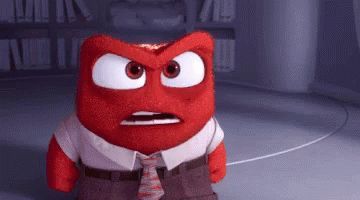 Inside Out Anger Standing While Saying What GIF