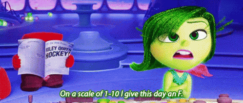 Inside Out Disgust Talking To Anger GIF
