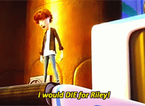 Inside Out Imaginary Boyfriend Standing GIF