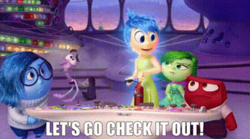 Inside Out Lets Go Check It Out GIF