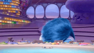 Inside Out Sadness Rolling On The Machine GIF