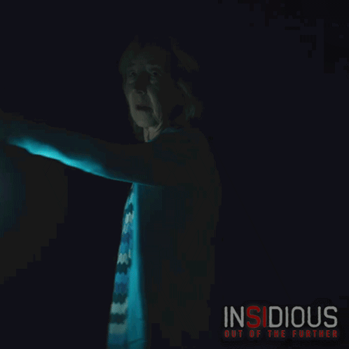 Insidious Out of Further Elderly Woman Holding Lantern