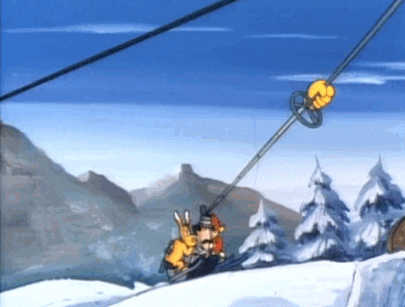 Inspector Gadget Skating GIF