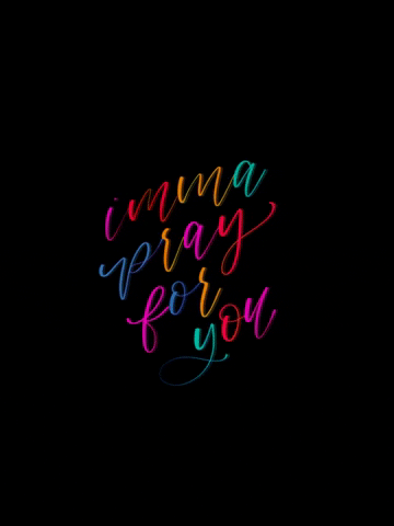 Inspirational Rainbow Pray For You GIF