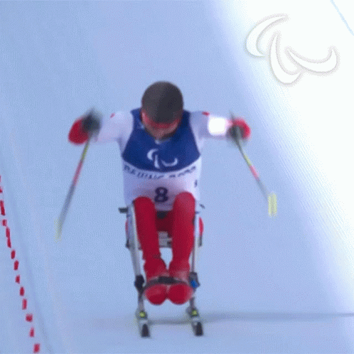 Inspiring Skiing Paralympics GIF