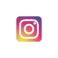 Instagram Logo with Rainbow Background
