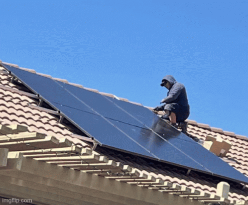 Installations Of Solar Panels GIF