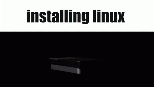 Installing Linux Tape GIF