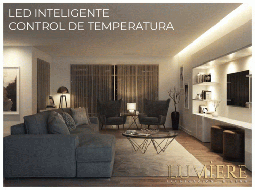 Intelligent Led Light Temperature Control GIF