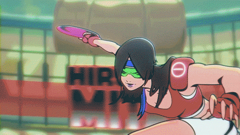 Intense Frisbee Showdown GIF