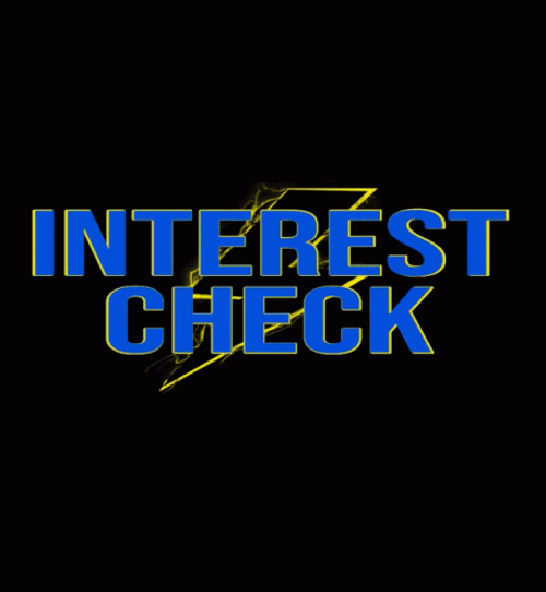 Interests Check With Lightning Bolt GIF